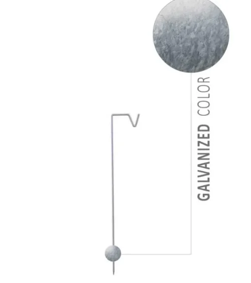 A2 Living, Gråt spyd til lanterne, 50 cm