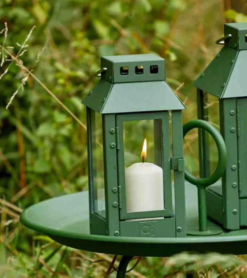 A2living, Micro Small Lanterne Olivengrøn Galvaniseret