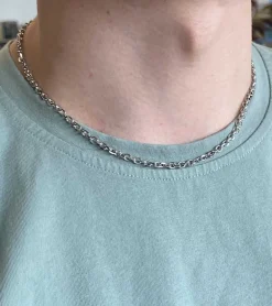 Ankerhalskæde, Stål 3 mm