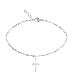 Armbånd “Bless you” kors, sølv