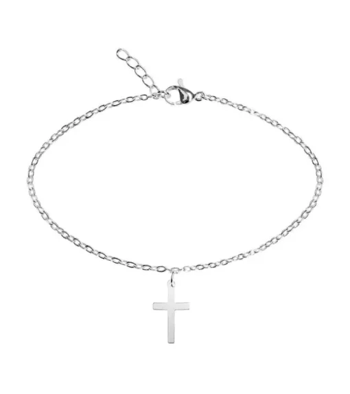 Armbånd “Bless you” kors, sølv