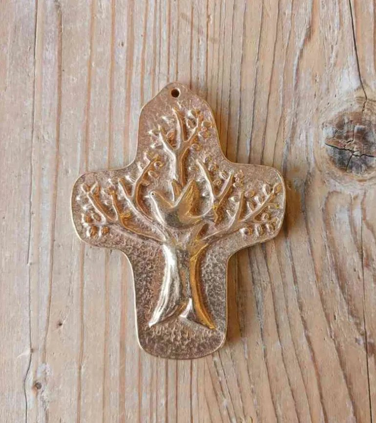 Bronze, Kors med livets træ og helligåndsdue