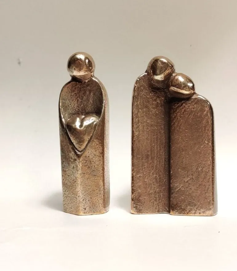 Bronzefigurer Et Par, kærlighed og omsorg