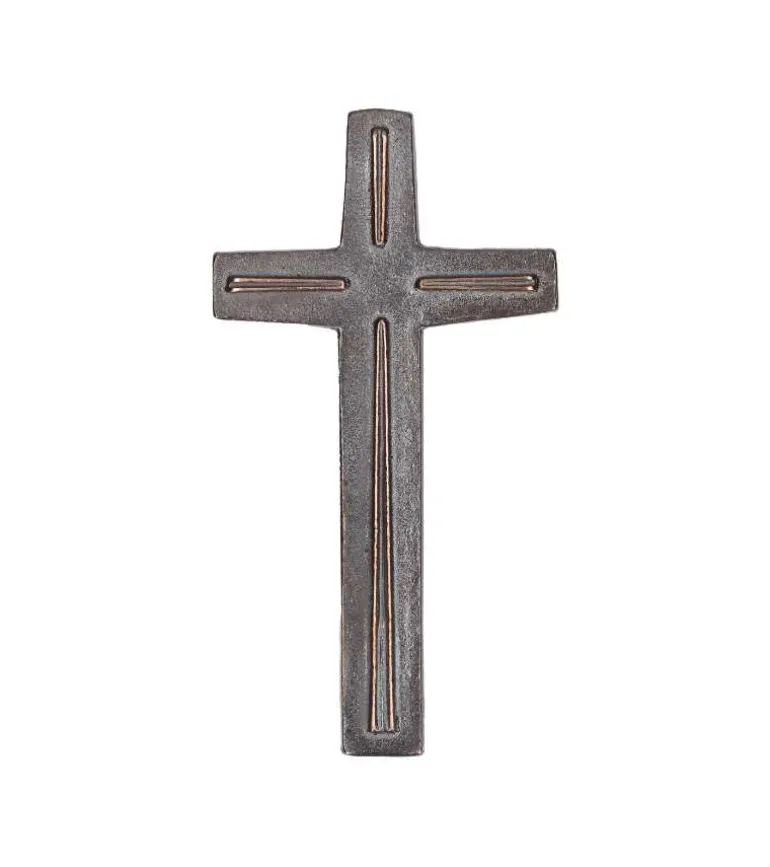 Bronzekors med stråler, 15 cm