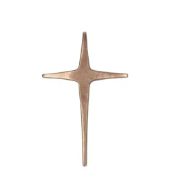 Bronzekors til væg, 20 cm