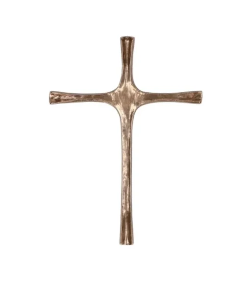 Bronzekors til væg, 22 cm