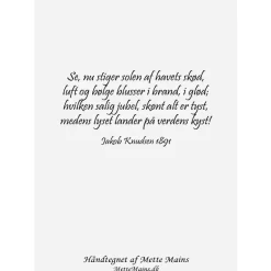 Bryllupskort m. kuvert, A6 Dobbeltkort