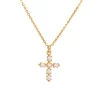 By Gabay, Krystal Kors halskæde, guld