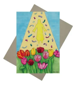 Dobbeltkort m. kuvert, Kristi Himmelfart