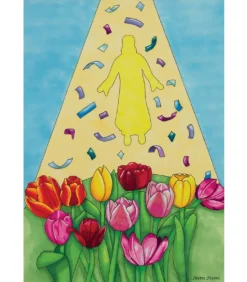 Dobbeltkort m. kuvert, Kristi Himmelfart