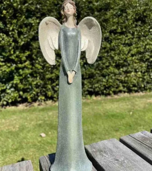 Engel, Jadegrøn, 35 cm