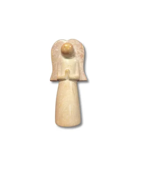 Fedtsten, Lille Engel bedende, 8 cm