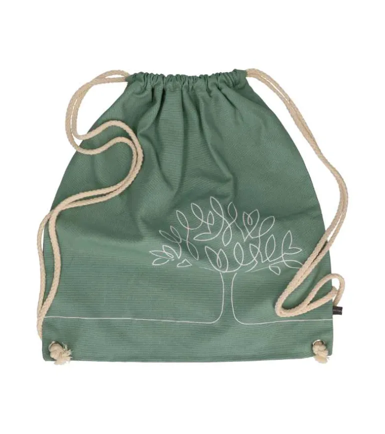 Grøn gymnastiktaske: Livets træ