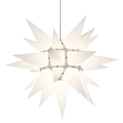 Herrnhuter Stjerne, Hvid, Papir, 40 cm