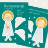 Hverdagseengel Klip-ud, blå kjole
