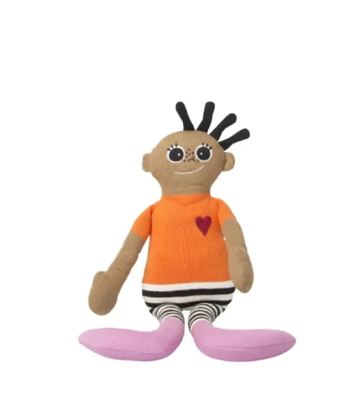 KAI dukke, orange, 60 cm