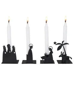 Krybbespil Adventsstage til juletræslys
