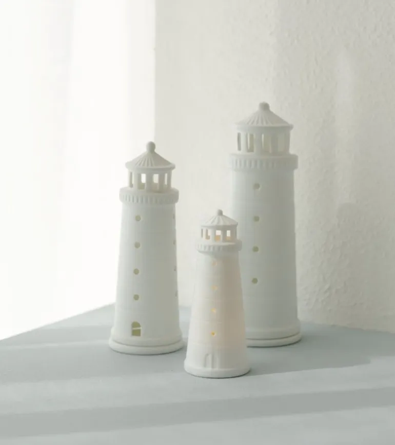 LED-fyrtårn i porcelæn, lille