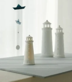 LED-fyrtårn i porcelæn, lille