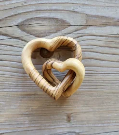 Mor og Barn hjerter i oliventræ