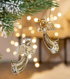 Ophæng, glasengel, ass.