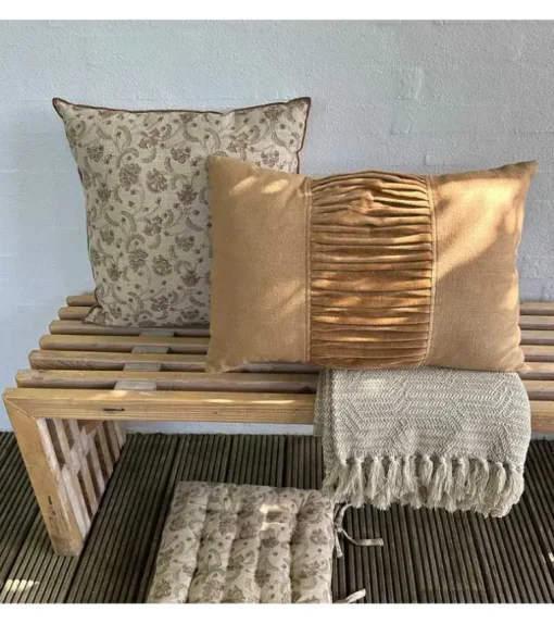 Plaid, Sand – bomuld