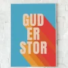 PLAKAT: Gud er stor, A3