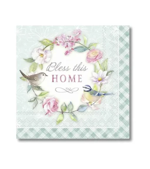 Servietter – “Bless this home”