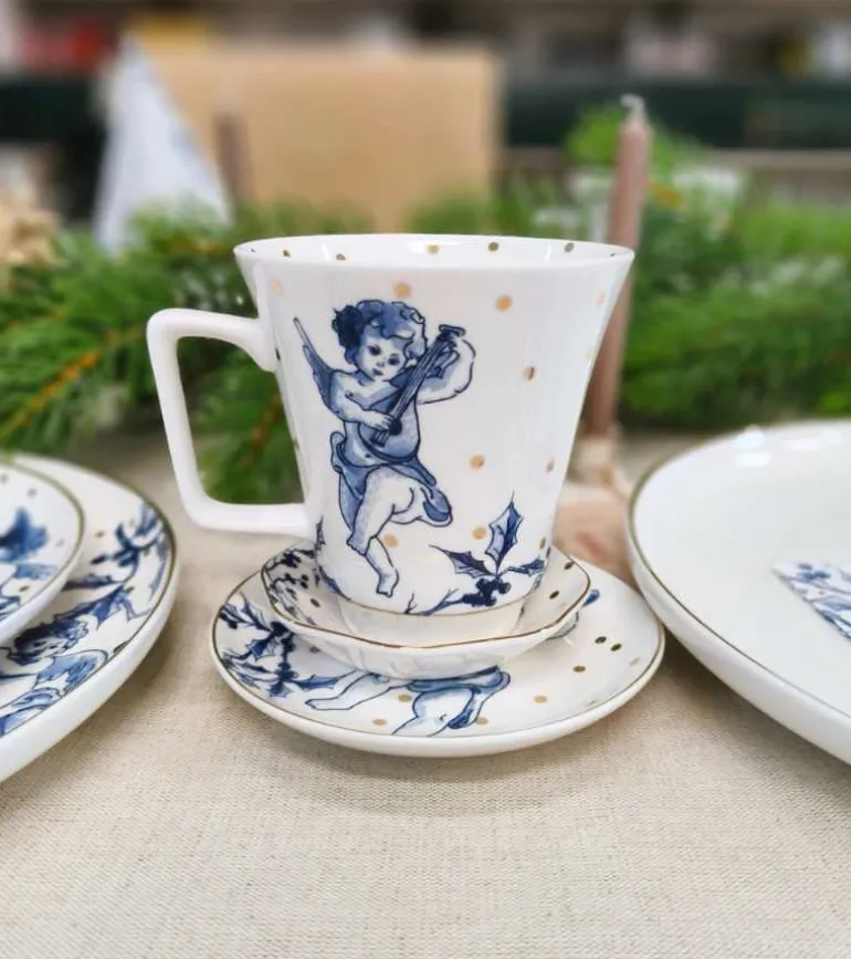 Sharing Moments, Porcelæns Kop med engle