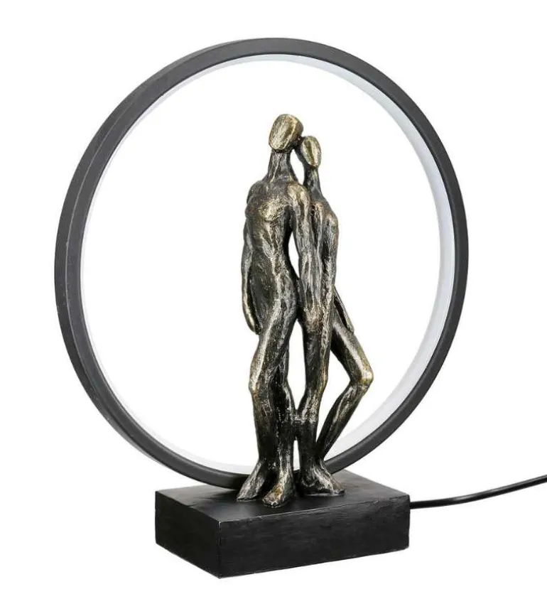 Skulptur, Kærlighed skaber styrke, LED, 33 cm