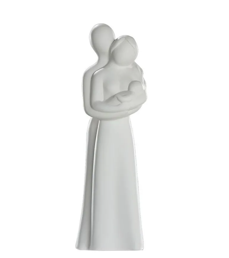 Skulptur: Nybagte forældre, Keramik, H 32cm