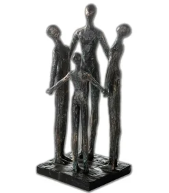 Skulptur: Sammenhold med 4 personer, 30 cm