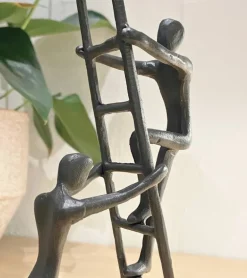 Skulptur: Teamwork, H 24 cm