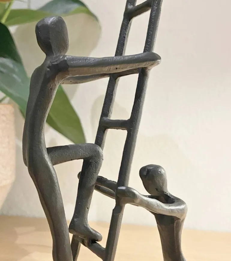 Skulptur: Teamwork, H 24 cm