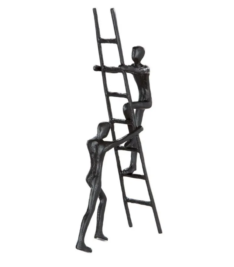 Skulptur: Teamwork, H 24 cm
