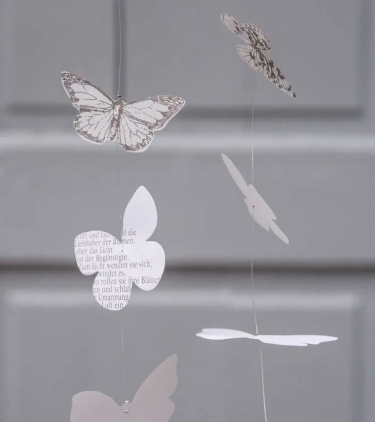 Sommerfugle guirlande, 150 cm