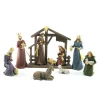 Stor Julekrybbe med stald, 20 cm