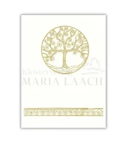 Stort dobbeltkort, Livets træ, naturpapir