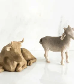 Willow Tree, Ox and Goat